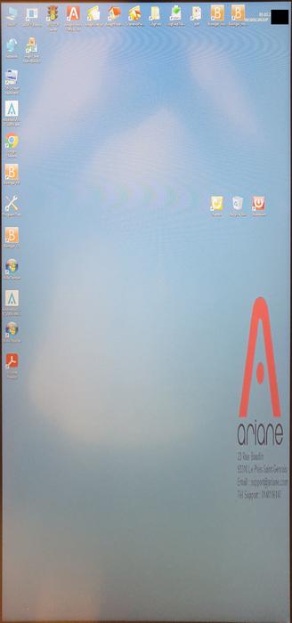 Windows desktop is accessible after stopping the kiosk mode application.